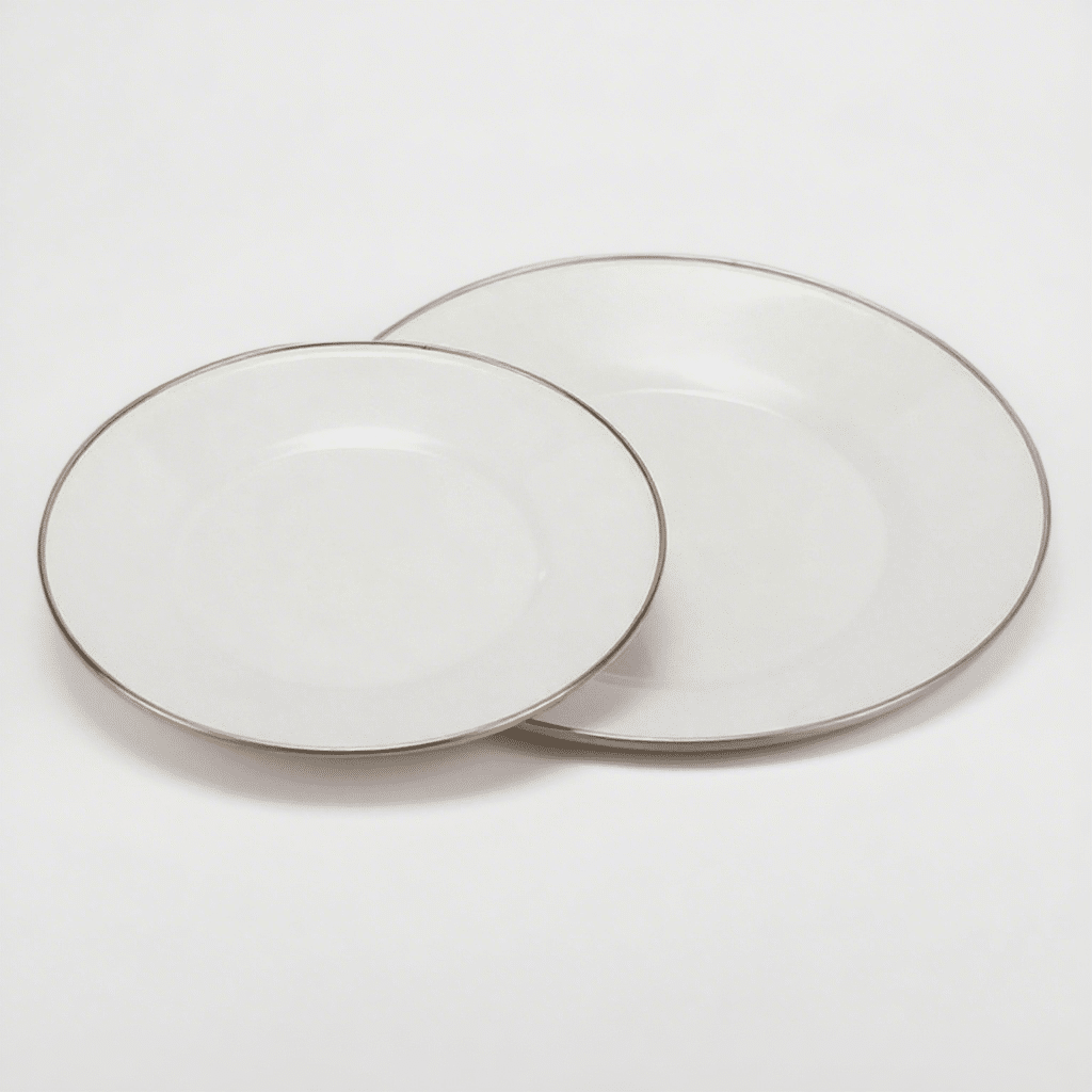 Enamelware.TOP | Enamel Round Plate 20/26 cm