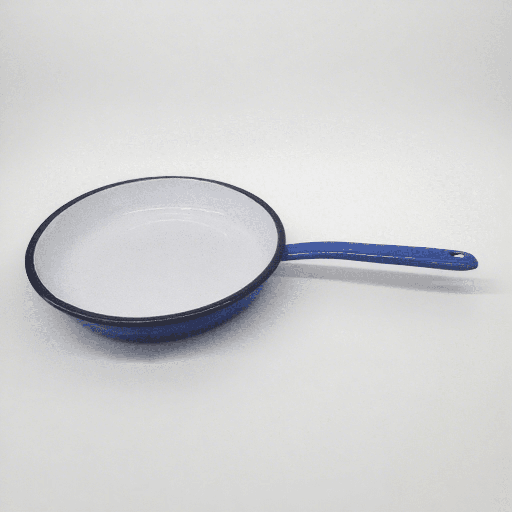 Enameled Roasting Pan - Enamel Fry Pan 22 24 26cm