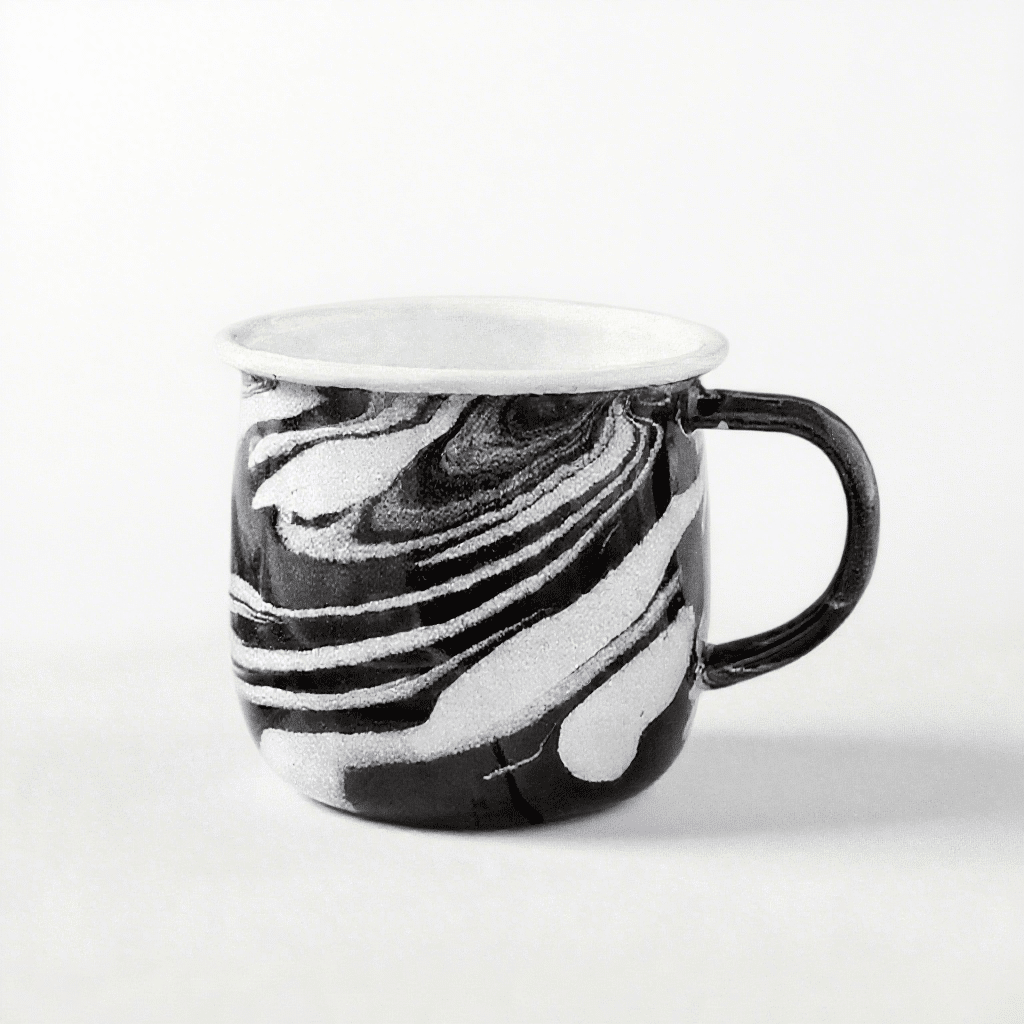 Enamelware.TOP | Enamel Bellied Mug 8 cm