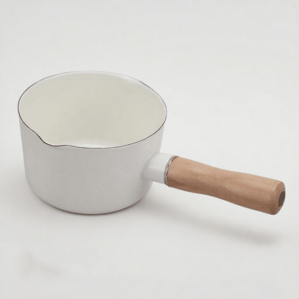 Enamelware.TOP | Enamel Single Handle Milk Pot 12cm