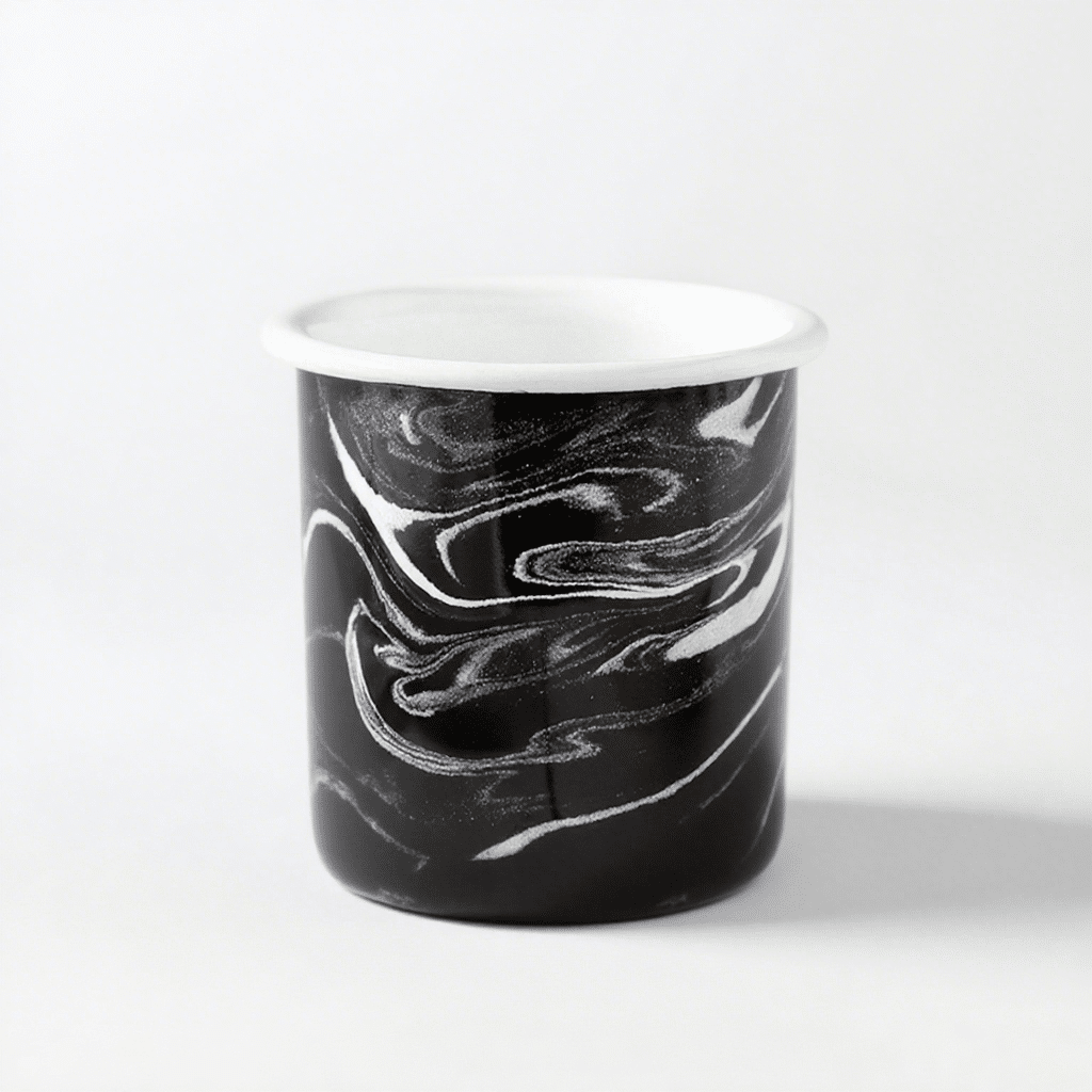 Enamelware.TOP | Enamel Small Mug Black Ink