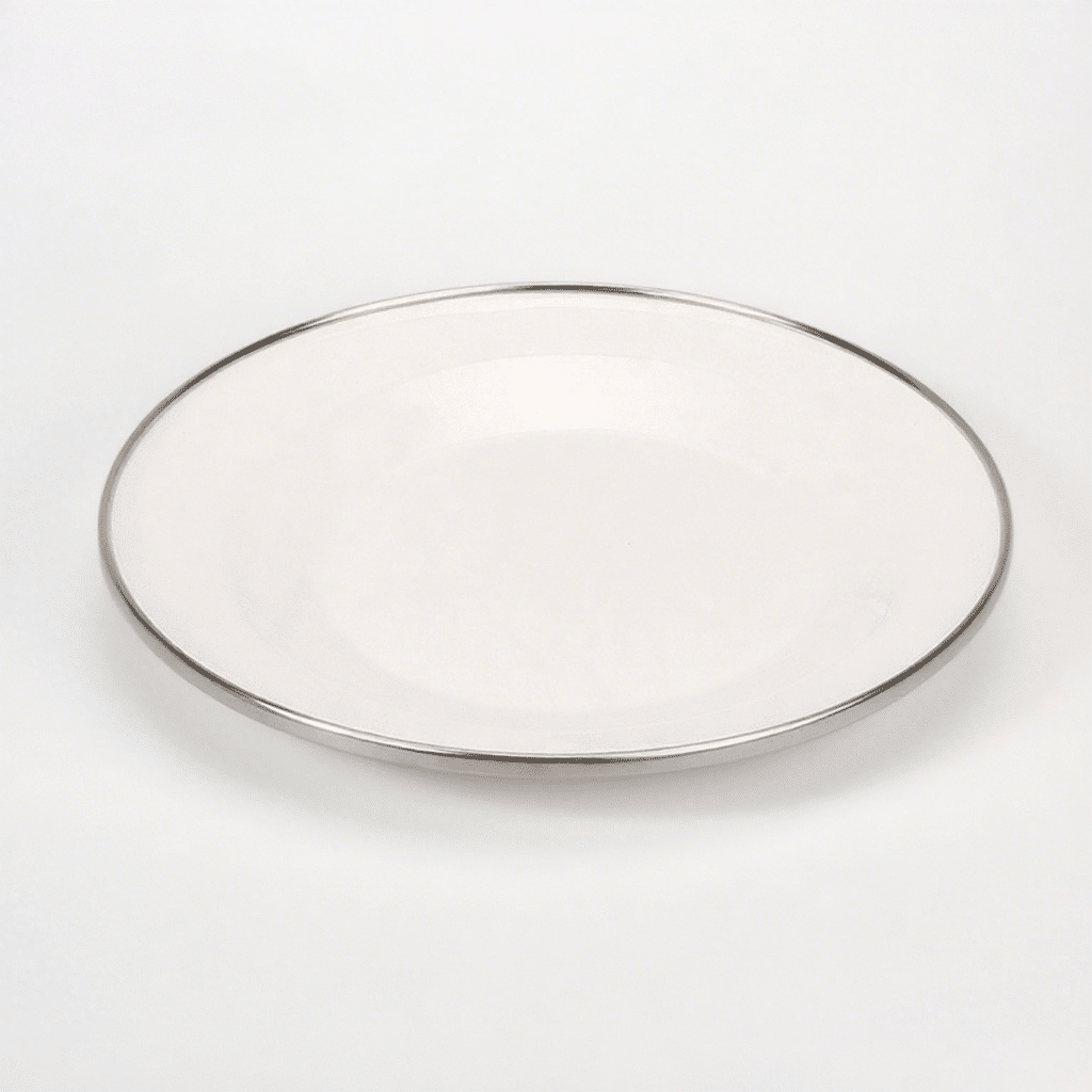Enamel Round Plate 20cm