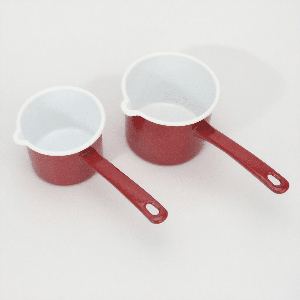 Enamel Milk Pot 12 15cm