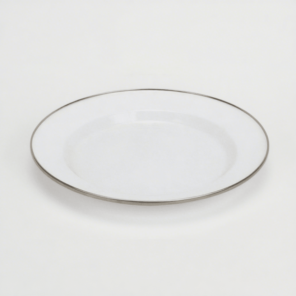 Enamel Round Plate 25cm