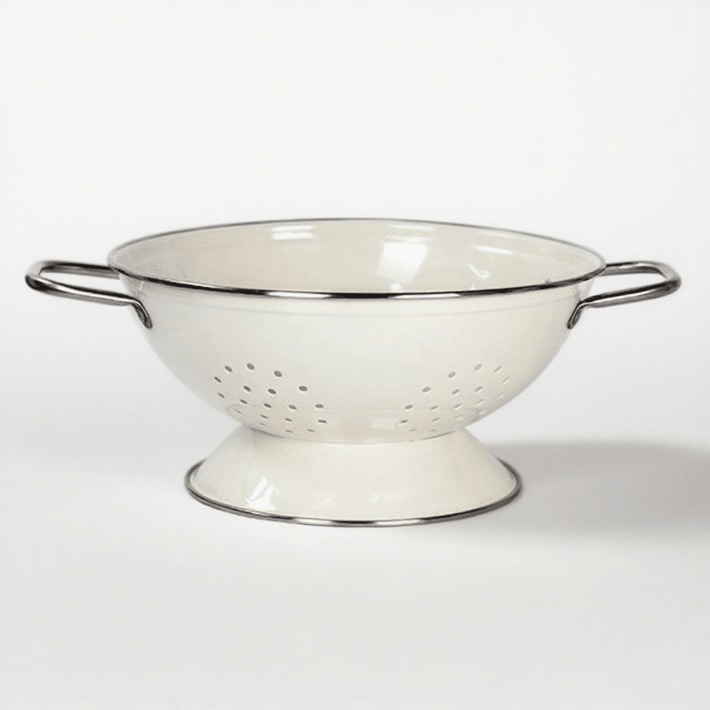 Enameled Cookware - Enamel Colander 23cm